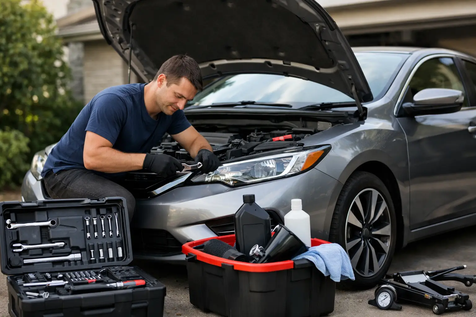 Basic Car Service at Home Made Simple