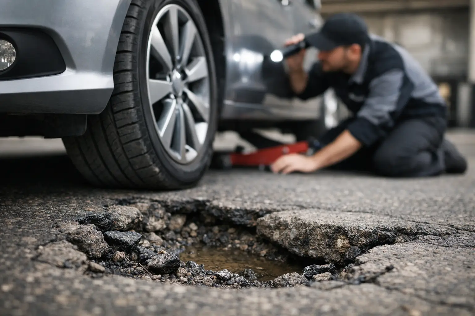 Suspension Noise After Pothole? What It Means